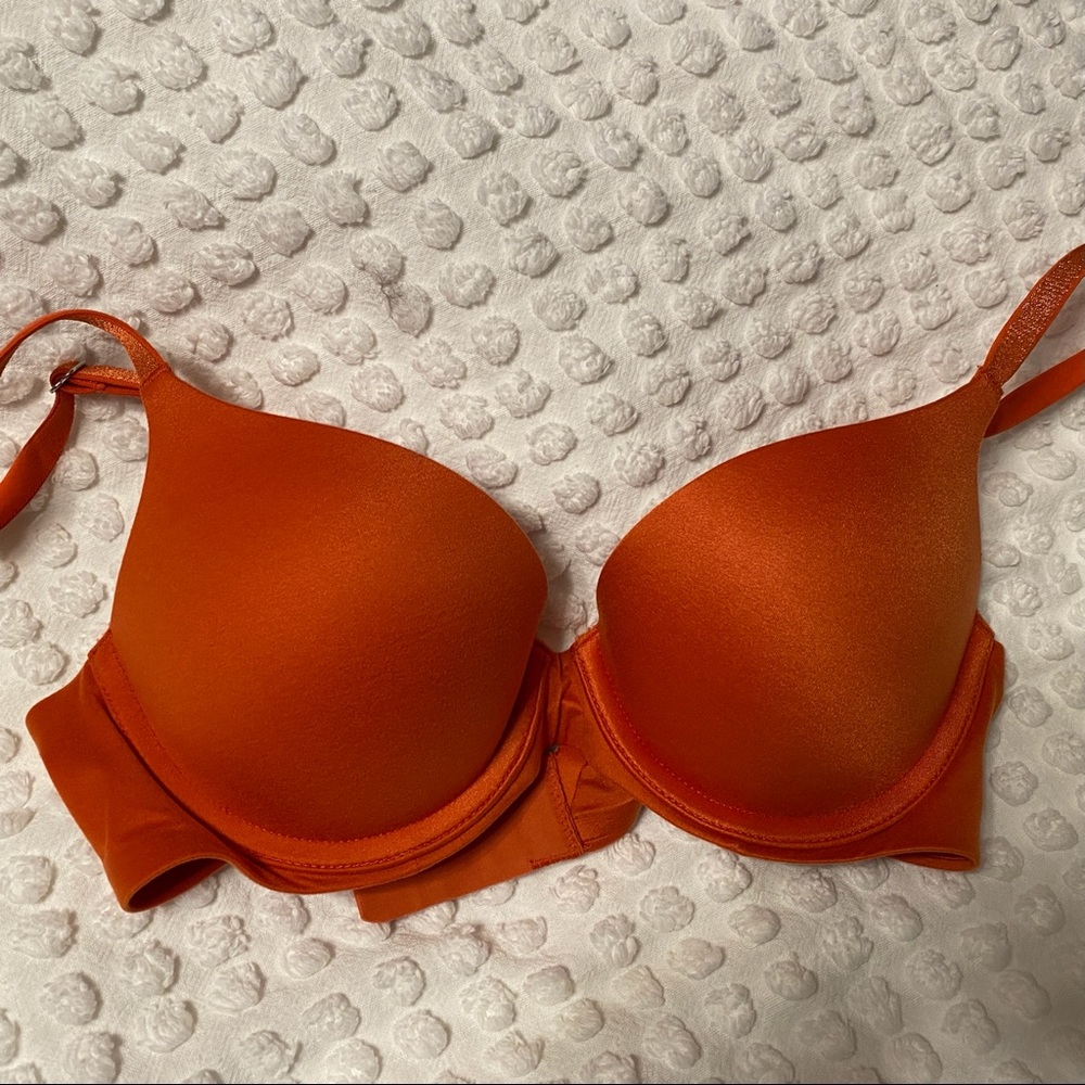 Aerie Real Sunnie Push-up Bra 32B Orange